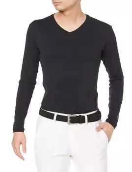 Внутренняя футболка для гольфа Впитывающая пот Быстросохнущая Защита от УФ-излучения Эластичная Дышащая DGMTJM01 BK00 XO [DESCENTE GOLF] Мужская (черный)