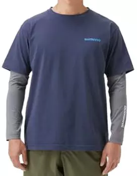 Внутренняя футболка SHIMANO Sun Protection Hybrid, черная, размер L IN-000V чёрный
