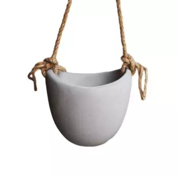 Внутренняя гидроизоляция цветочных горшков для растений, здоровая и счастливая ваза, которую можно положить на ровную поверхность, пригодный для выращивания в воде цементный цвет 10 см * 9 см * 10 см