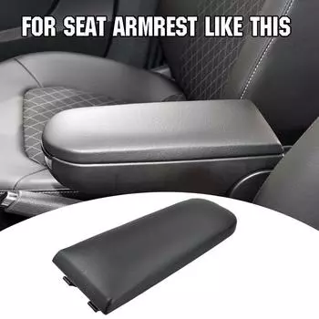 Внутренняя крышка подлокотника черная искусственная кожа ABS пластик 1999-2005 замена