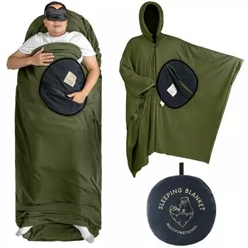 Внутренняя простыня, Флисовое одеяло, Одеяло, Зимняя внутренняя шура, Многофункциональный, Летний спальный мешок типа пончо, Спальный мешок, Подкладка Shruff, Конверт