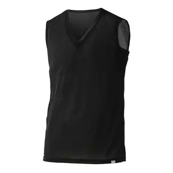 Внутренняя рубашка Cal Air Нижнее белье Легкая прохладная рубашка без рукавов с V-образным вырезом Сухое аэродинамическое впитывающее пот быстросохнущее дышащее липкое нижнее белье чёрный