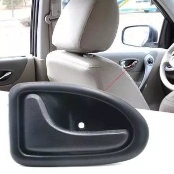 Внутренняя ручка Прочная автомобильная матовая левая черная антикоррозийная боковая ручка внутренней двери 8200646948 для