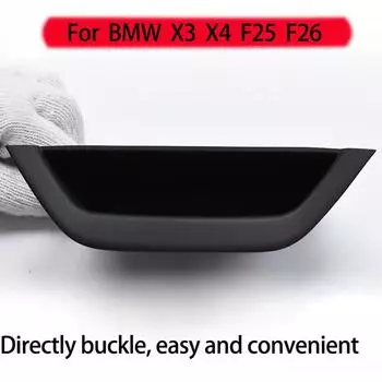 Внутренняя ручка внутренней двери автомобиля, накладка, совместимая с BMW F25 F26 X3 X4 2011-2017, передняя левая сторона, передняя правая Carbon Fiber-LHD