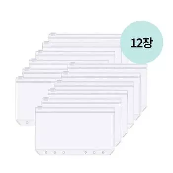 Внутренняя сумка для купюр Raduna Cash Binder на молнии, 12 листов (А6 6 отверстий)