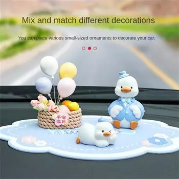 Внутри автомобиля Термостойкий нескользящий коврик Без запаха Износостойкий Антивозрастной Творческий Изоляционные накладки Украшения