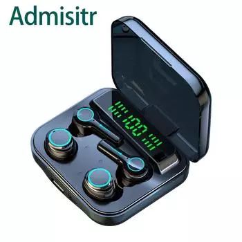 Внутриканальная беспроводная Bluetooth-гарнитура с функцией шумоподавления и малой задержкой 5.3 чёрный