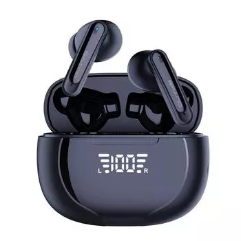 Внутриканальные беспроводные наушники Bluetooth-наушники с ультрадолгим сроком службы Шумоподавляющие спортивные Bluetooth-наушники чёрный