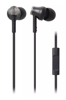 Внутриканальные наушники Audio Technica для смартфонов черные BK ATH-CK330iS