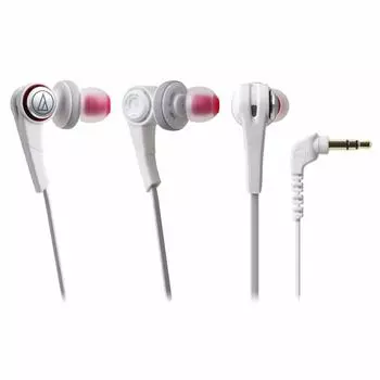 Внутриканальные наушники Audio Technica SOLID BASS белого цвета WH ATH-CKS770