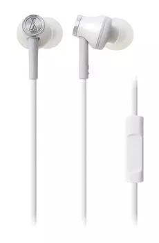Внутриканальные наушники для смартфонов Белые WH Audio-Technica ATH-CK330iS
