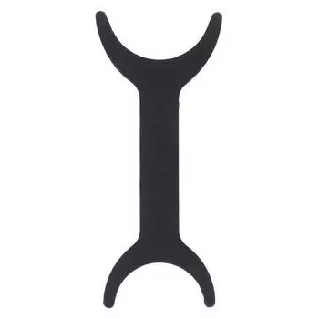 Внутриротовая фотографическая доска на черном фоне, профессиональный контраст для стоматологической фотографии для ухода за полостью рта