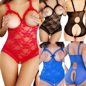 Voa-Женское кружевное сексуальное ночное белье-стринги, нижнее белье, нижнее белье в виде куклы S