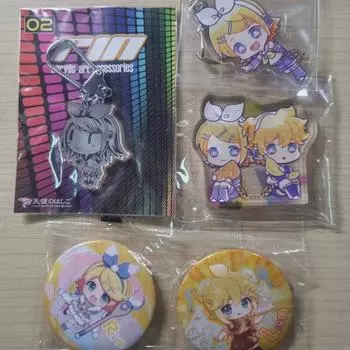 Vocaloid Bokaro Kagamine Rin Ren Koroto акриловый брелок для ключей, оптовая распродажа