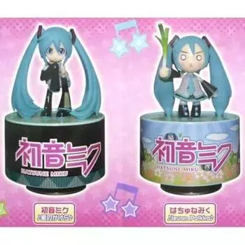 VOCALOID Hatsune Miku Музыкальная шкатулка Фигурка Hatsune Miku Полный набор из 2 типов Ver.1.5 Miku/Hachune