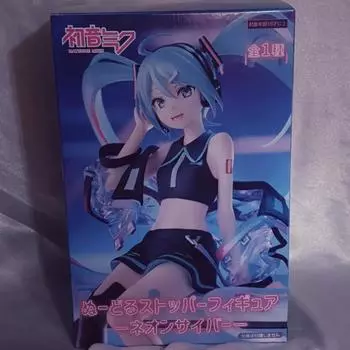Vocaloid Hatsune Miku Neon Cyber Noodle Stopper Красивая фигурка девушки нераспечатанная