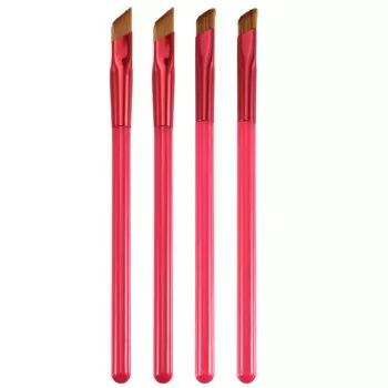 VOCOSTE Eyebrow 3D Concealer Makeup Small and Large 4 Coffee Brush, Concealer, Multifunction, Brush, Hairs, Pieces,