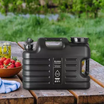 Вода для кемпинга, Контейнер для воды, Резервуар для хранения, Бутылка для воды с щеткой, Ведро для питья на открытом воздухе, с