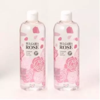 Вода из болгарской розы и дамасской розы 500 мл, набор из 2 шт.