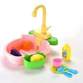 Вода из кухонной раковины игрушки симуляторы игрушек для игрушек в домиках детские подарки посудомоечная машина игрушка для раковины детские игрушки оранжевый