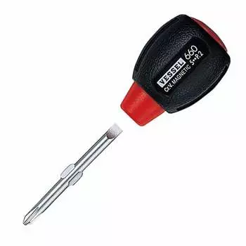 Водительская рукоятка VESSEL Cushion Grip Stubby сменного типа (+2/-5) 660