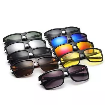 Водительские женские высококачественные гибкие ретро-брендовые дизайнерские мужские популярные унисекс-очки Oculos классические легкие очки новые солнцезащитные очки Sunglasse UV400 7