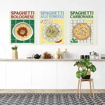 Водка цветы Тито алкоголь спагетти вонголе настенная живопись на холсте печать кухонный постер настенные панно для декора гостиной 21x30cm No Framed белый