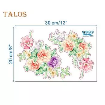 Водка Пион Туалет Стикер Гостиная ТВ Фон Стена Искусства Фреска Наклейка Домашний Декор