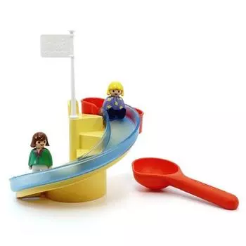 Водная горка Playmobil 1 2 3 70270, популярные игрушки в Корее