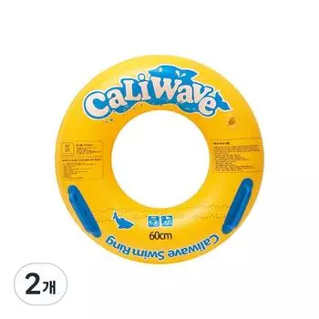 Водная игровая труба Caliwave 60 см, круглая труба для младенцев и детей, желтая, 2 шт., корейские водные развлечения