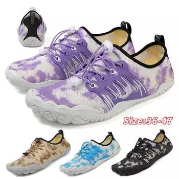 Водная обувь для мужчин, женщин, пляжная обувь для воды, сандалии для плавания, дренажная спортивная обувь для ходьбы, быстросохнущая лодка, босиком, йога, тренажерный зал, рыбалка, серфинговые кроссовки 36 бронзовый