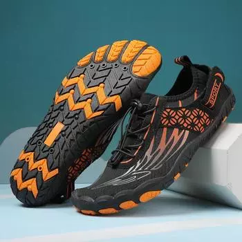 Водная обувь для мужчин, женщин, пляжная обувь для воды, сандалии для плавания, дренажная спортивная обувь для ходьбы, быстросохнущая лодка, босиком, йога, тренажерный зал, рыбалка, серфинговые кроссовки 36 белый