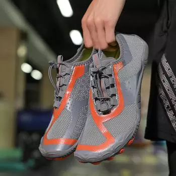 Водная обувь для мужчин, женщин, пляжная обувь для воды, сандалии для плавания, дренажная спортивная обувь для ходьбы, быстросохнущая лодка, босиком, йога, тренажерный зал, рыбалка, серфинговые кроссовки 35 лунный камень синий