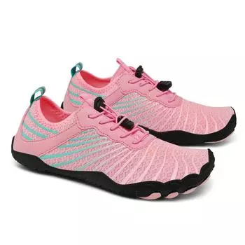 Водная обувь для мужчин, женщин, пляжная обувь для воды, сандалии для плавания, дренажная спортивная обувь для ходьбы, быстросохнущая лодка, босиком, йога, тренажерный зал, рыбалка, серфинговые кроссовки 36 белый