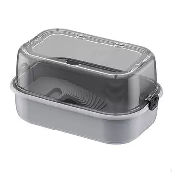 Водная среда обитания черепах с зоной для купания рептилий серый