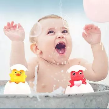 Водные игрушки высокого качества Предпочтительный материал Круглый без заусенцев Упражнение для координации рук ребенка Игрушки для купания Симпатичная форма Веселый душ Ручная работа Rabbit - Pink