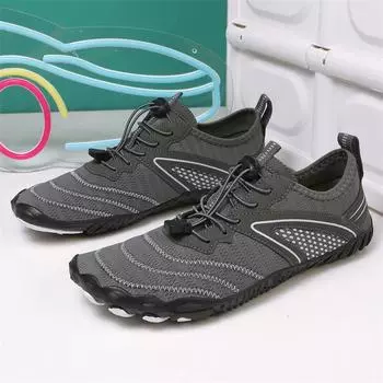 Водные виды спорта Акваобувь Унисекс Плавание Дайвинг Кроссовки для активного отдыха Пляж Босиком Спортивная обувь для йоги Мужская и женская Трекинговая обувь для ходьбы 36 чёрный