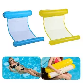Водный гамак, надувной плавающий водный гамак, шезлонг для бассейна, кресло для плавания, летнее кресло 130x73cm
