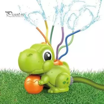 Водный разбрызгиватель для детей с 6 трубками для покачивания воды, уличная игрушка-брызгалка для малышей 1-3 лет, садовый шланг, игра-разбрызгиватель, летние водные игрушки для мальчиков и девочек 1+ Tortoise