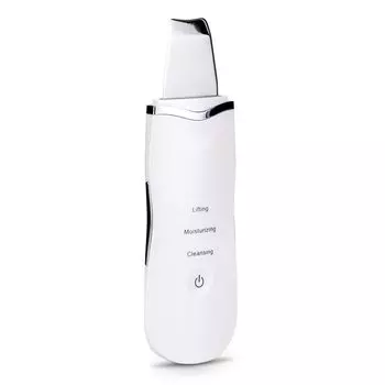 Водный ультразвуковой косметологический аппарат для лица, ультразвуковой ионный косметологический аппарат для пор, 80 г пилинг, устройство, поры, пилинг, экстракция, ионофорез, EMS, многоцелевой белый