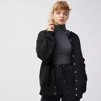 Футболка с высоким воротом Gu Style Heat Extra с длинным рукавом 01 OFF WHITE/M