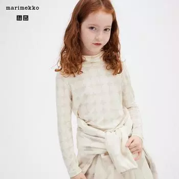 Водолазка UNIQLO JAPAN GIRLS HEATTECH С ДЛИННЫМ РУКАВОМ