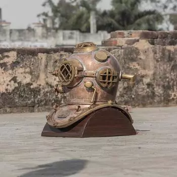 Водолазный шлем ручной работы для ВМС США, коллекционный, 1944 г., ВМС США, Mark V