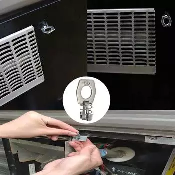 Водонагреватель Cam Lock Металлический Водонагреватель Дверная защелка Крышка Водонагревателя Кемпер RV Дверная защелка Крепление 2 шт./комплект