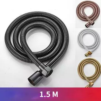 Водонагреватель для ванной комнаты, сантехническая арматура, взрывозащищенный шланг для душа из нержавеющей стали 1,5 м серебряный