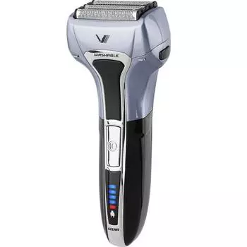 Водонепроницаемая электробритва Izumi Iron Shaver с 5 лезвиями, IKS-6050, серебристый + черный