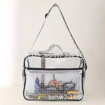 40*30*12 см утолщенная портативная антистатическая пылезащитная ПВХ большая сетчатая сумка через плечо K1201