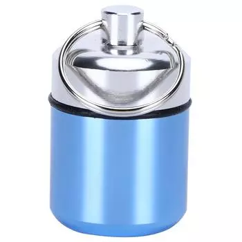 Водонепроницаемая аптечка из алюминиевого сплава, держатель для мини-таблеток для бассейна и сауны, светло-голубой светло-синий