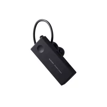 Водонепроницаемая Bluetooth-гарнитура ELECOM (Совместимость с IPX5) Гарнитура для звонков без помощи рук с одним ухом, черная, LBT-HSC10WPMPBK, прибл.. 25 х 54 х 35 мм (без учета выступов)