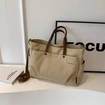 Водонепроницаемая диагональная сумка Оксфорд для женщин из толстого холста, универсальная сумка через плечо, повседневная модная, новая